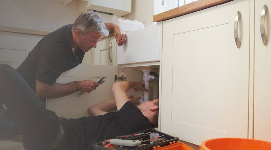 Professional burst pipe repair services in Butlerville, IN